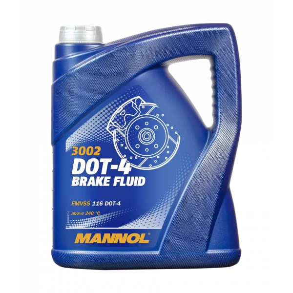 Спирачна течност Mannol DOT-4 - 5 л.