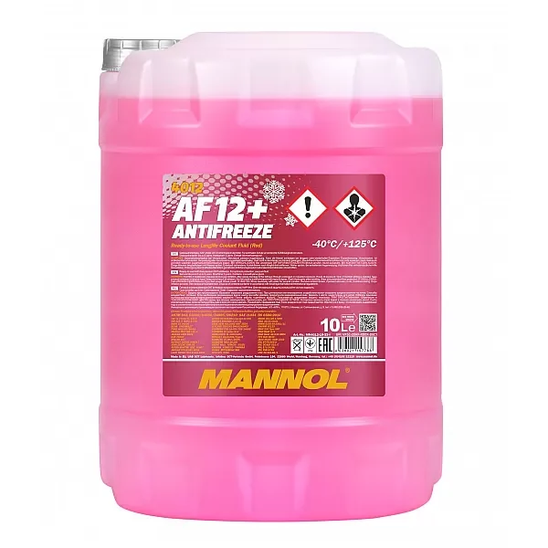 AA MANNOL AF12+ антифриз (-40) червен